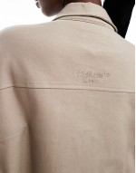 co-ord carpenter shirt in grey
